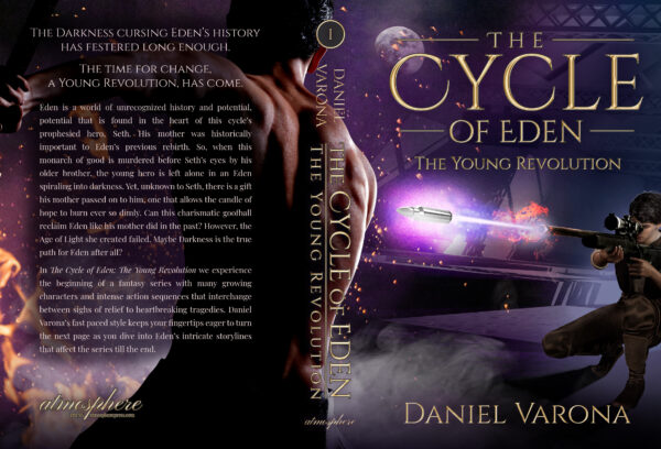 Front and back cover of The Cycle of Eden: The Young Revolution